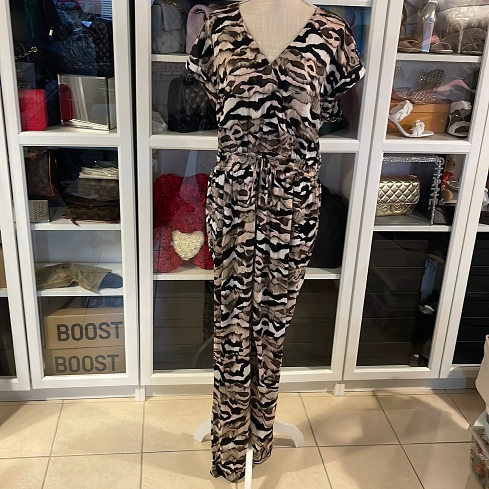 Tiger print funny sexy romper
